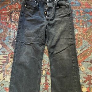 Citizens Of Humanity black gaucho Relaxed Jeans